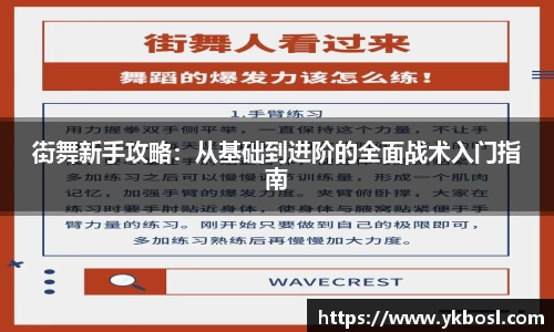 街舞新手攻略：从基础到进阶的全面战术入门指南
